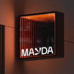 Studio-Kiln-Mayda-Brand-Identity-Infinity-Mirror-Fascade-Signage